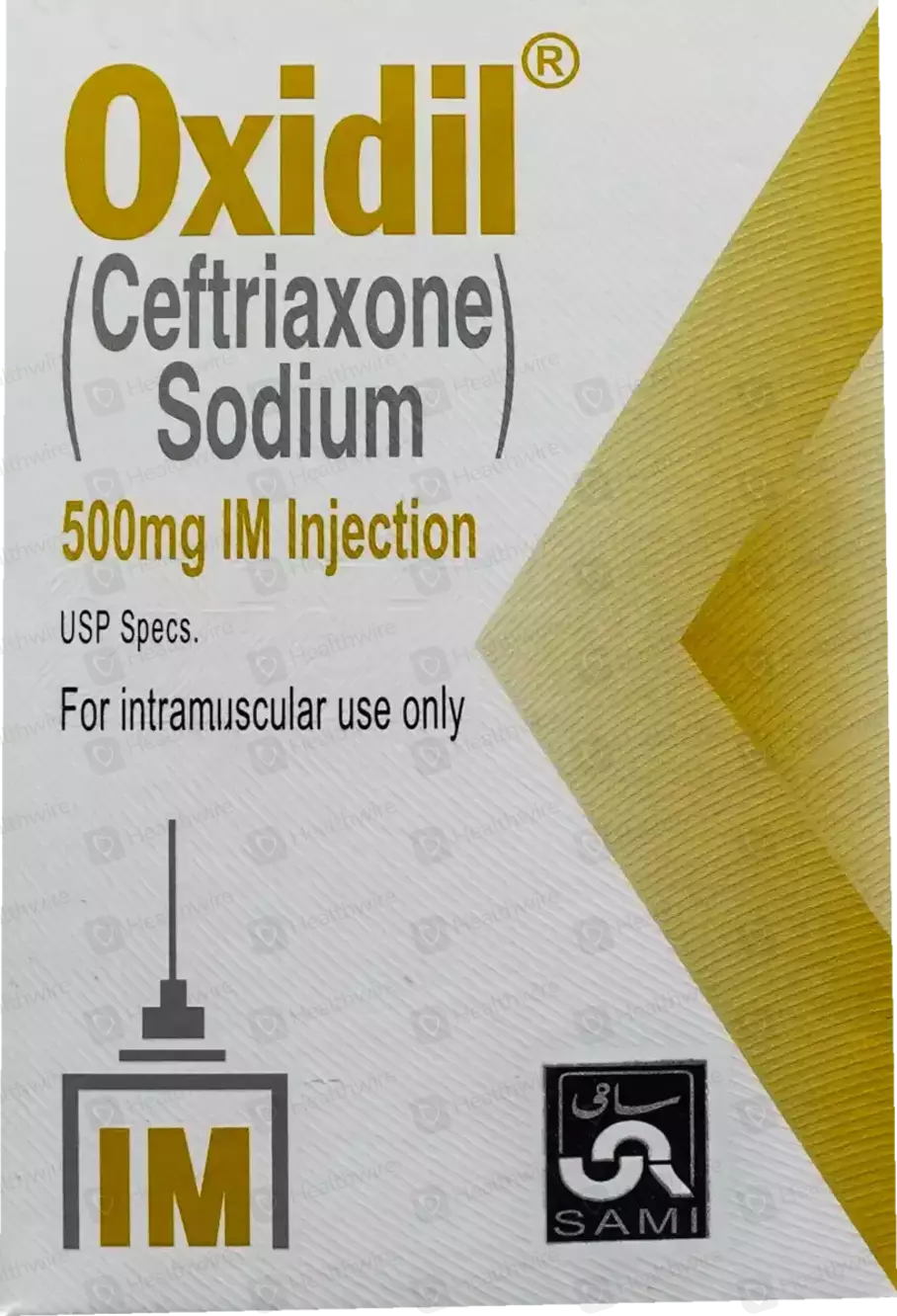 Oxidil (Ceftriaxone Sodium) 500mg Injection