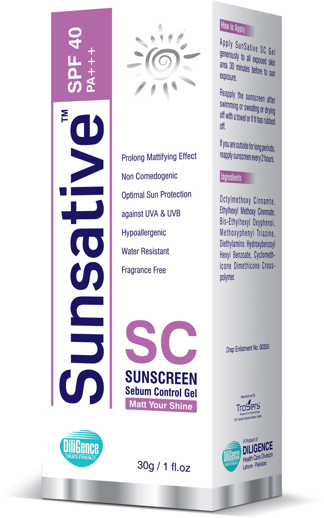 Sunsative Sunblock | #1 Sunblock in Pakistan Diligence Healthcare