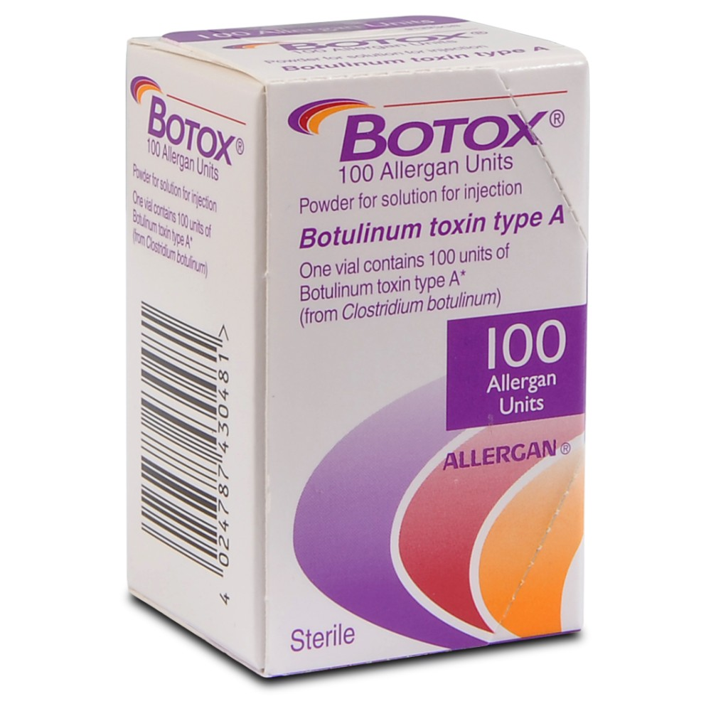 BOTOX® (botulinum toxin, type A) purified neurotoxin complex 100 IU