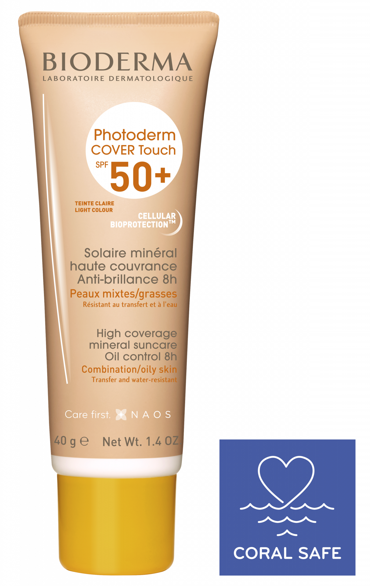 Bioderma photoderm cover touch mineral spf50+