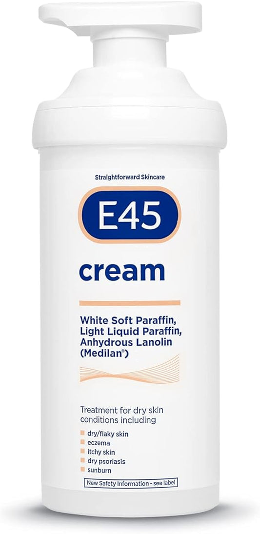 E45 Cream Pump Dispenser 500g