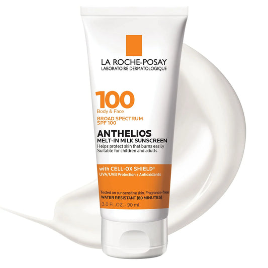 ANTHELIOS MELT-IN MILK SUNSCREEN FOR FACE & BODY SPF 100. (90ml)