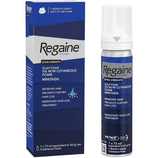Men's Rogaine / Regaine 5% Minoxidil Foam