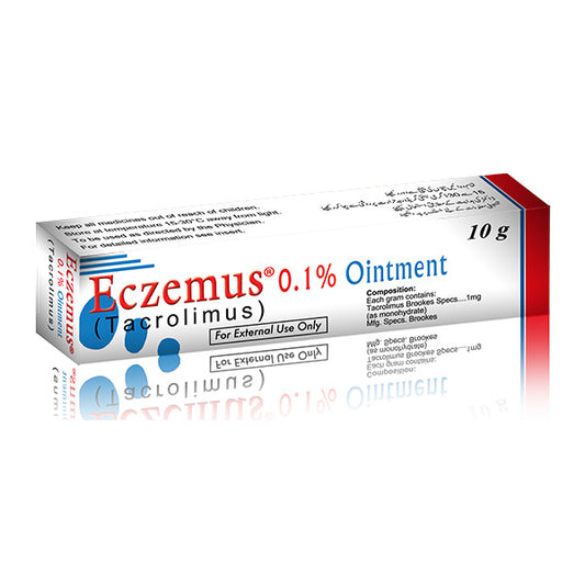 Eczemus® 0.1 %Ointment (Tacrolimus)