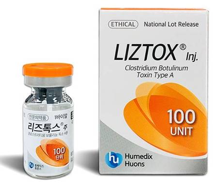 LIZTOX (botulinum toxin, type A) purified neurotoxin complex 100 IU