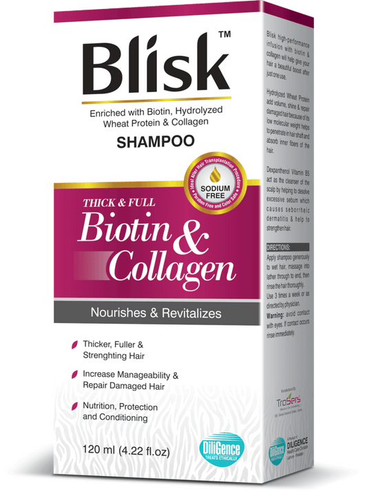 Blisk Biotin & Collagen Shampoo SKINFUDGE Shop