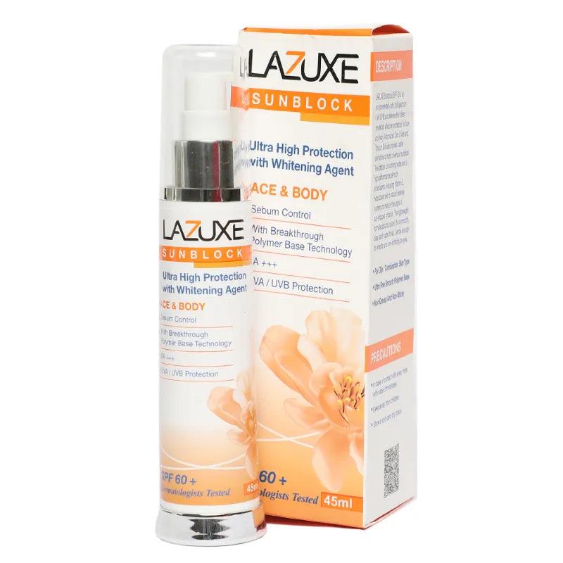 Lazuxe Sunblock SPF 60 45ml Tabros Pharma